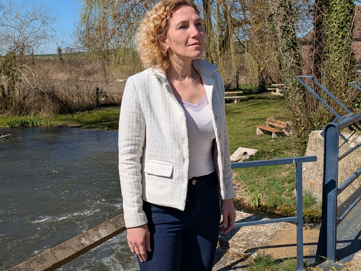 Paletot Calypso de Maison Fauve et jean Marilyn de Lise&nbsp;Tailor