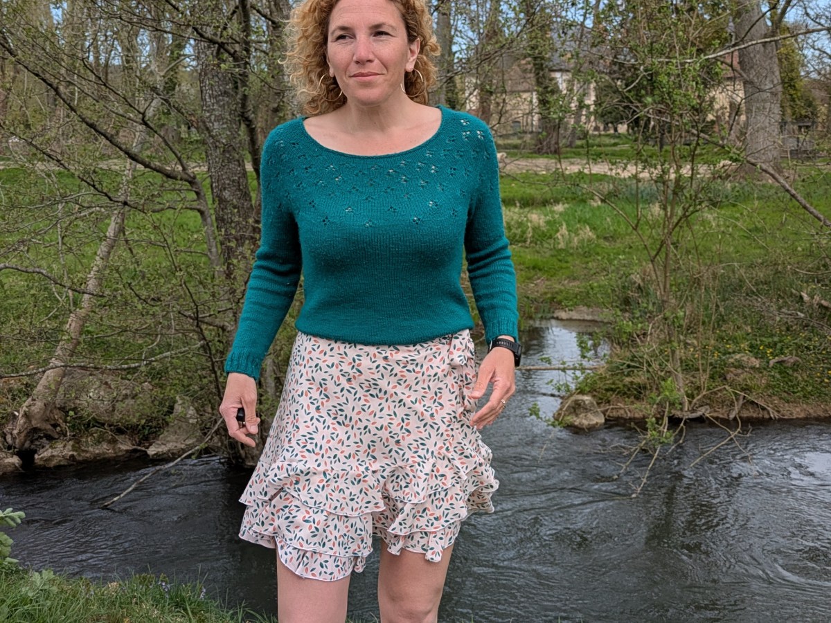 Pull Céleste de&nbsp;Stéphaline-made